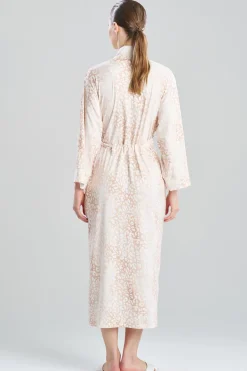 Misty Leopard Cozy Knit Robe