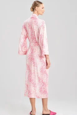 Misty Leopard Cozy Knit Robe