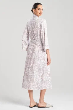 Misty Leopard Cozy Knit Robe