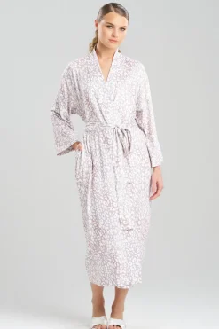 Misty Leopard Cozy Knit Robe