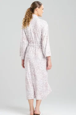 Misty Leopard Cozy Knit Robe