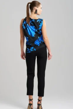 Miyako Printed Cotton Chino Origami Top