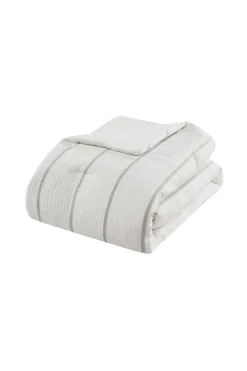 Naru 4 Piece Jacquard Stripe Comforter Mini Set