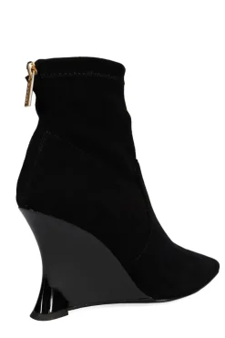 Neko Suede Wedge Ankle Boot