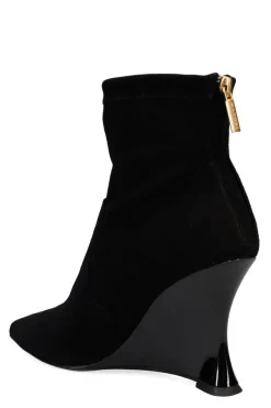 Neko Suede Wedge Ankle Boot