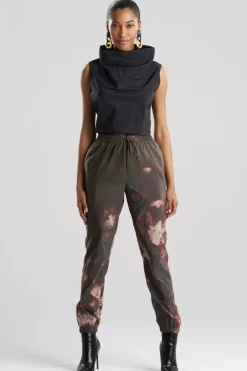 Niji Tie Dye Taffeta Joggers