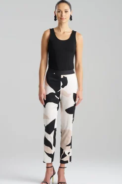 Nishi Cotton Side Zip Ankle Pants