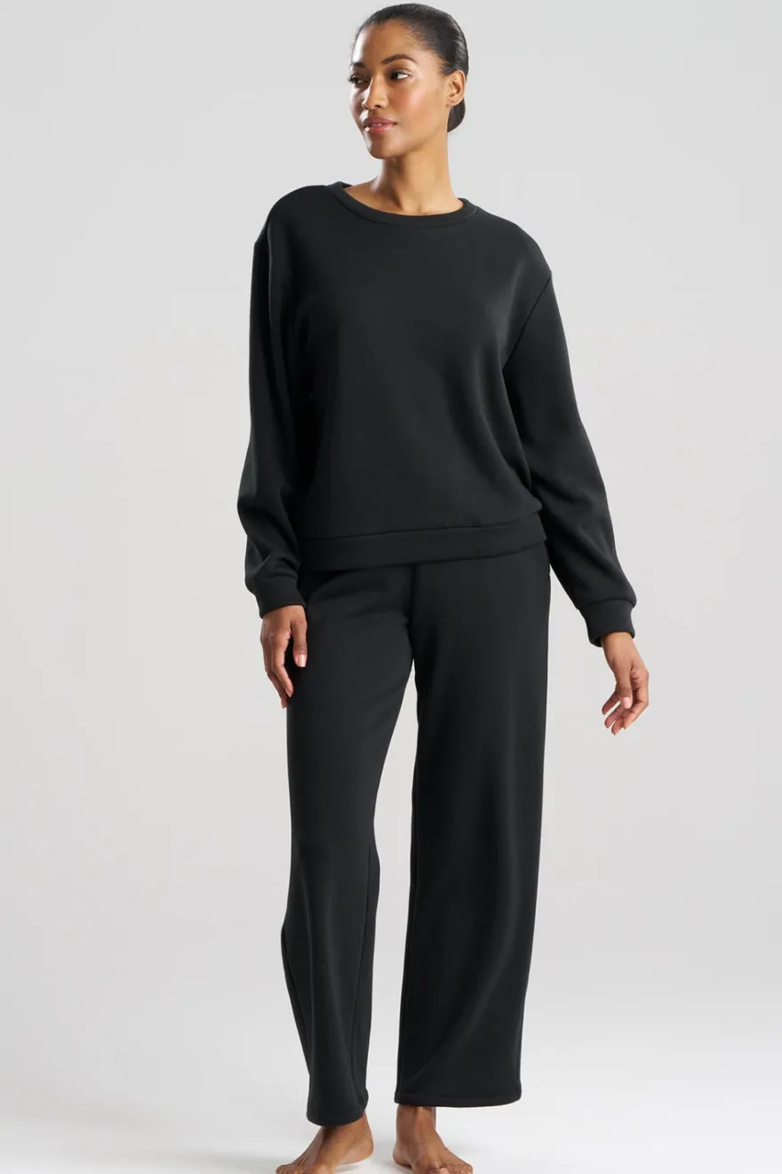 Nova Cozy Brushed Knit Everywhere Crew Neck Top