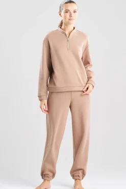 Nova Cozy Brushed Knit Everywhere Zip Up Top