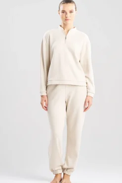 Nova Cozy Brushed Knit Everywhere Zip Up Top