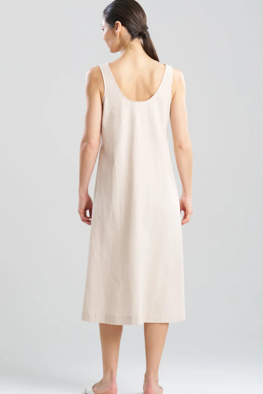 Onsen Cotton Tank Slip Dress