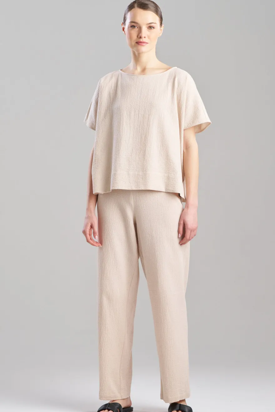 Onsen Cotton Wedge Top