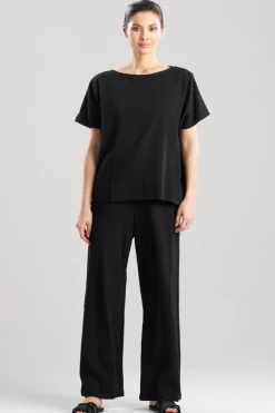 Onsen Cotton Wedge Top