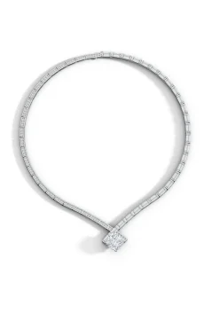 Orient Express Lab-Grown 14K Gold & Cushion Diamond Statement Necklace