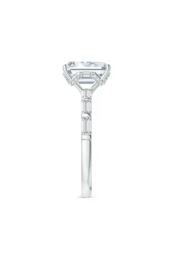Orient Express Lab-Grown 14K Gold & Emerald Cut Diamond Solitaire Ring