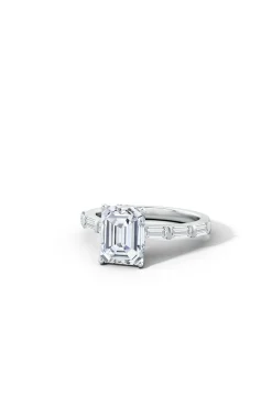 Orient Express Lab-Grown 14K Gold & Emerald Cut Diamond Solitaire Ring