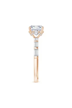 Orient Express Lab-Grown 14K Gold & Cushion Diamond Solitaire Ring