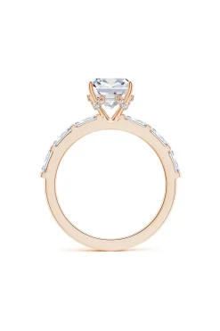 Orient Express Lab-Grown 14K Gold & Cushion Diamond Solitaire Ring