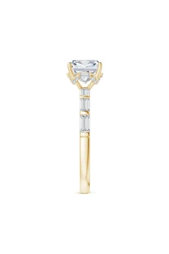 Orient Express Lab-Grown 14K Gold & Cushion Diamond Solitaire Ring