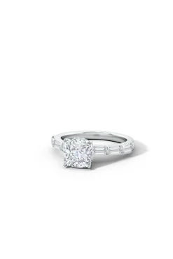 Orient Express Lab-Grown 14K Gold & Cushion Diamond Solitaire Ring