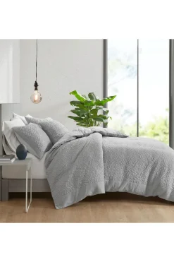 Origami 3 Piece Grey Comforter Mini Set