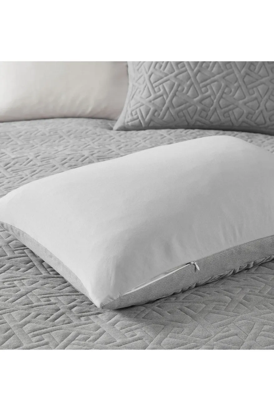 Origami 3 Piece Grey Comforter Mini Set