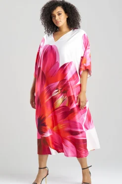 Palau Printed Charmeuse Caftan