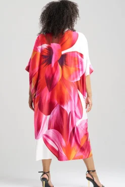 Palau Printed Charmeuse Caftan