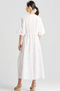 Palm Caftan Dress