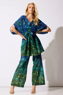 Peacock Cotton Voile Pants