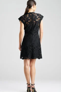 Peony Floral Lace Mini Dress