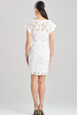 Peony Floral Lace Mini Dress