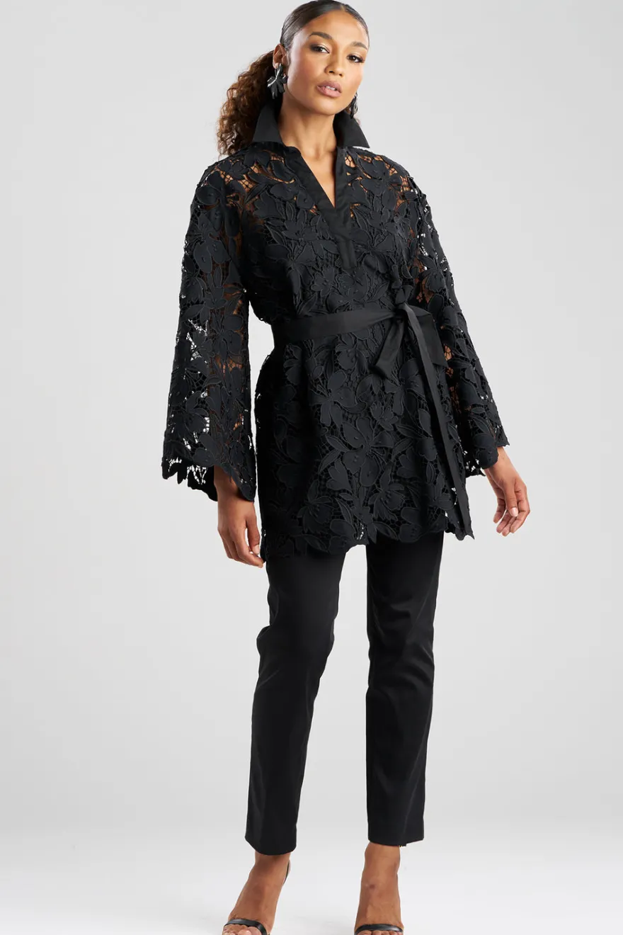 Peony Floral Lace Pull Over Tunic