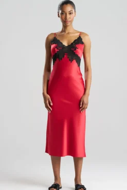 Peony Glamour Slip Dress