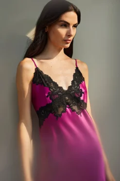 Peony Glamour Slip Dress