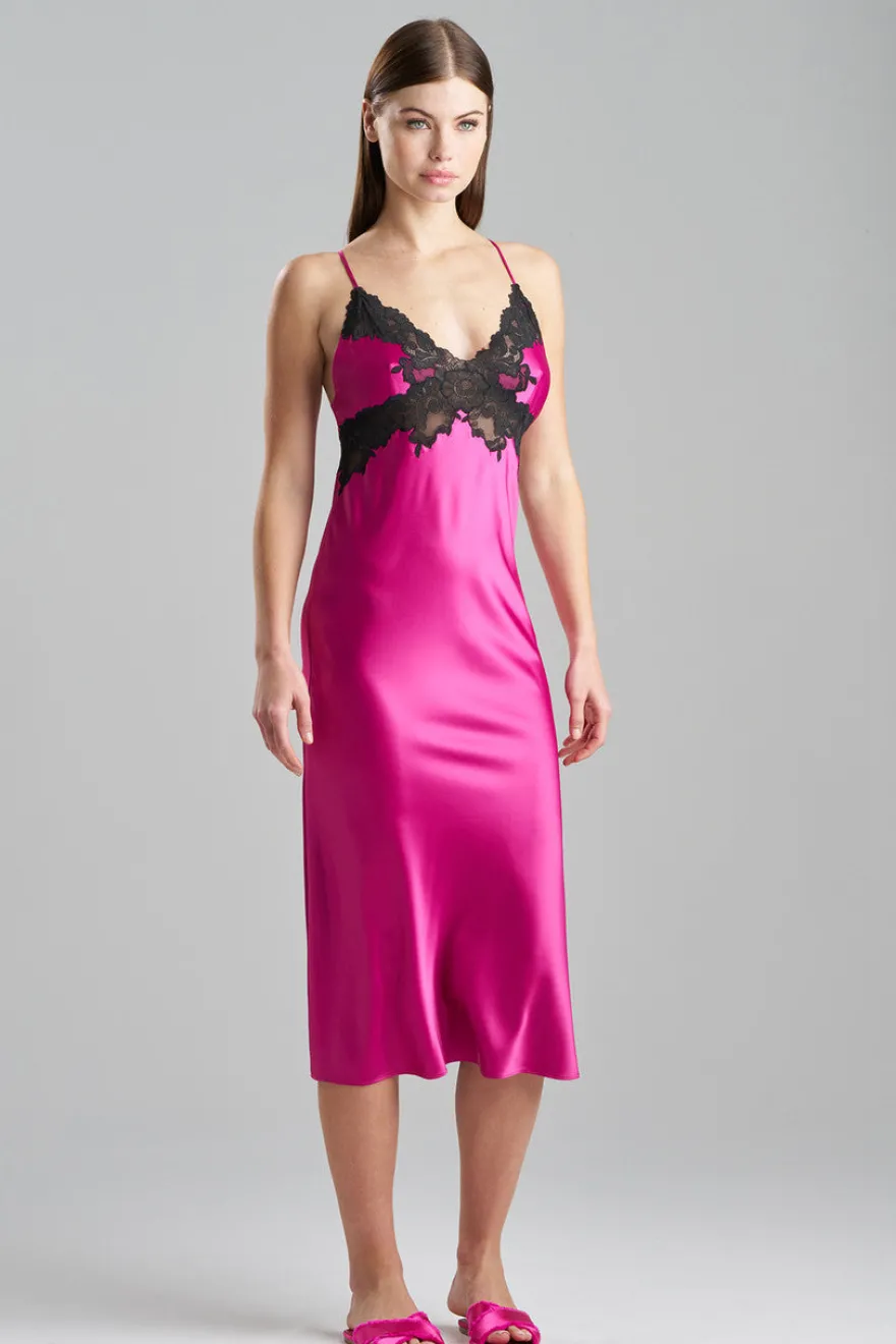 Peony Glamour Slip Dress