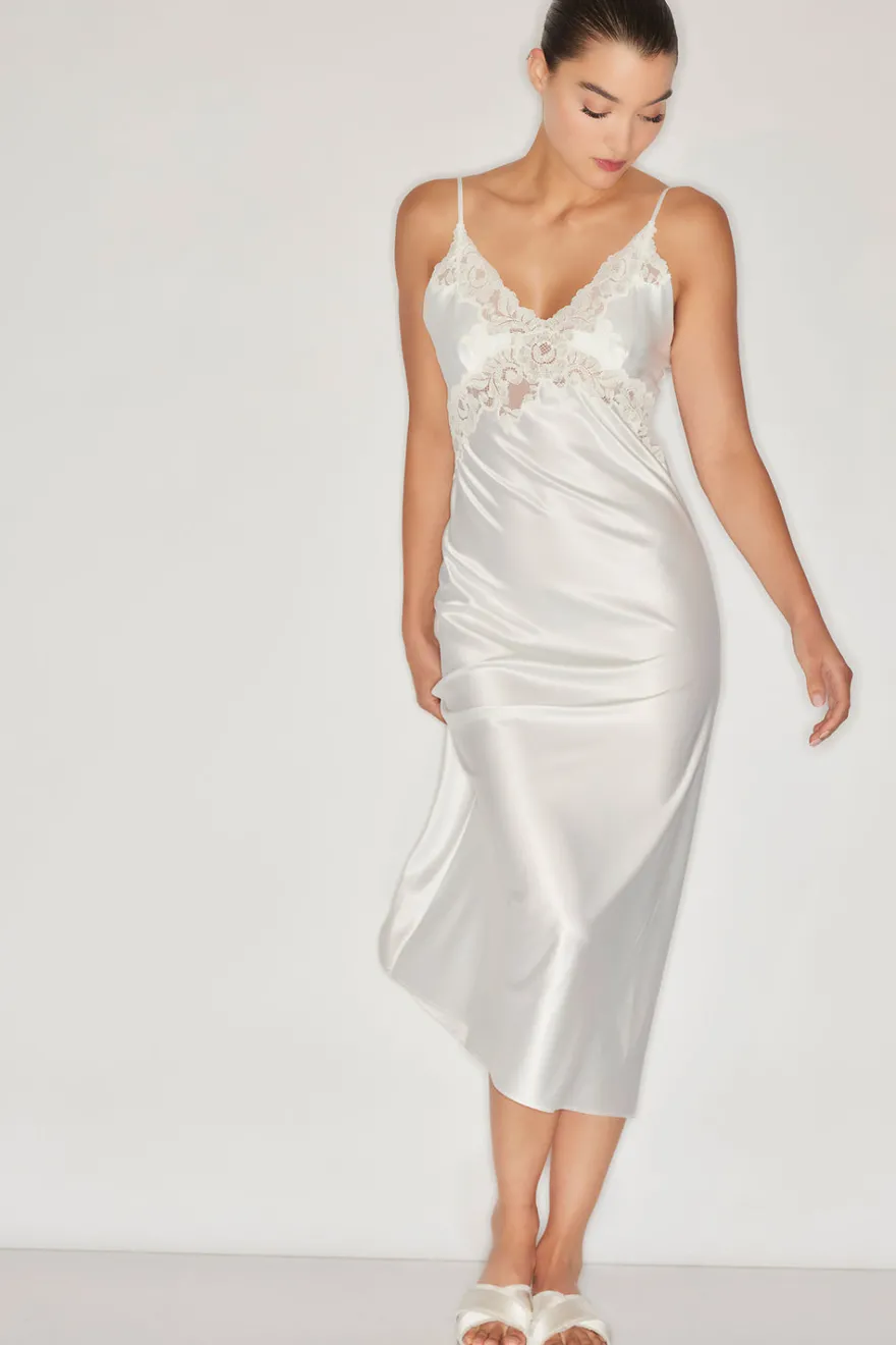 Peony Glamour Slip Dress