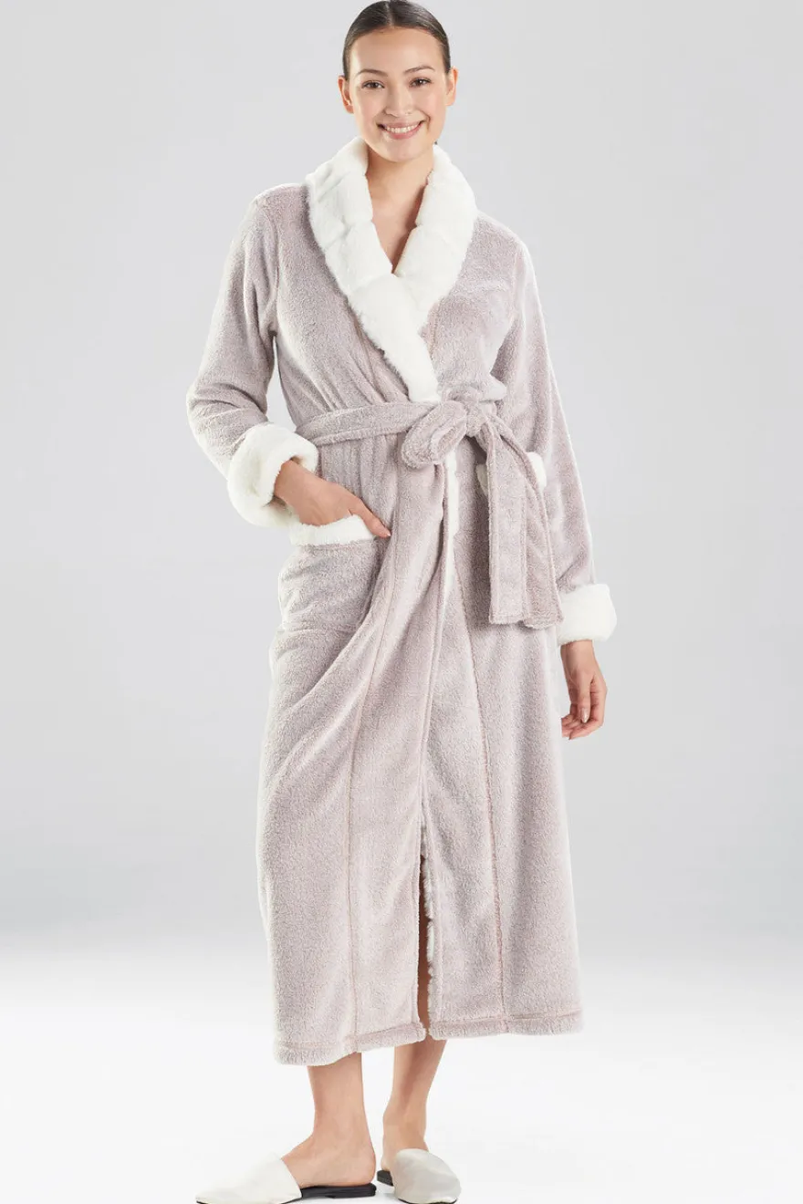 Plush Faux Fur Robe