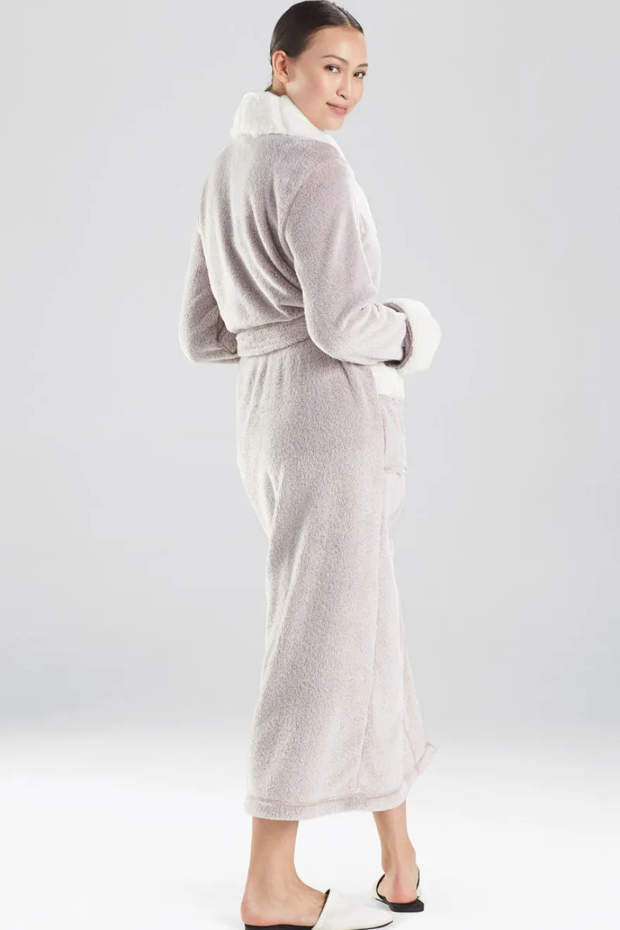Plush Faux Fur Robe
