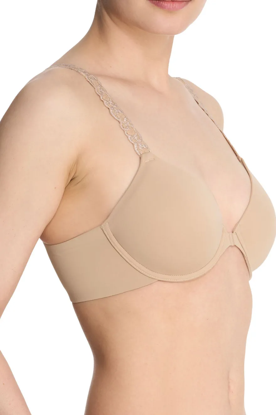 Pure Luxe Convertible Front Close Contour Underwire Bra
