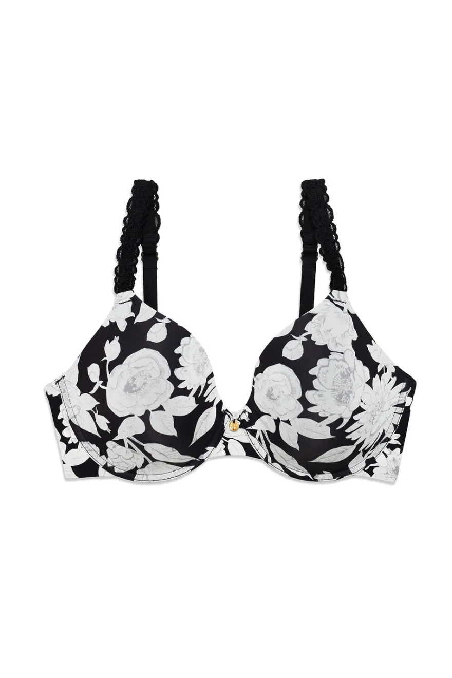Pure Luxe Custom Coverage Contour Underwire Bra