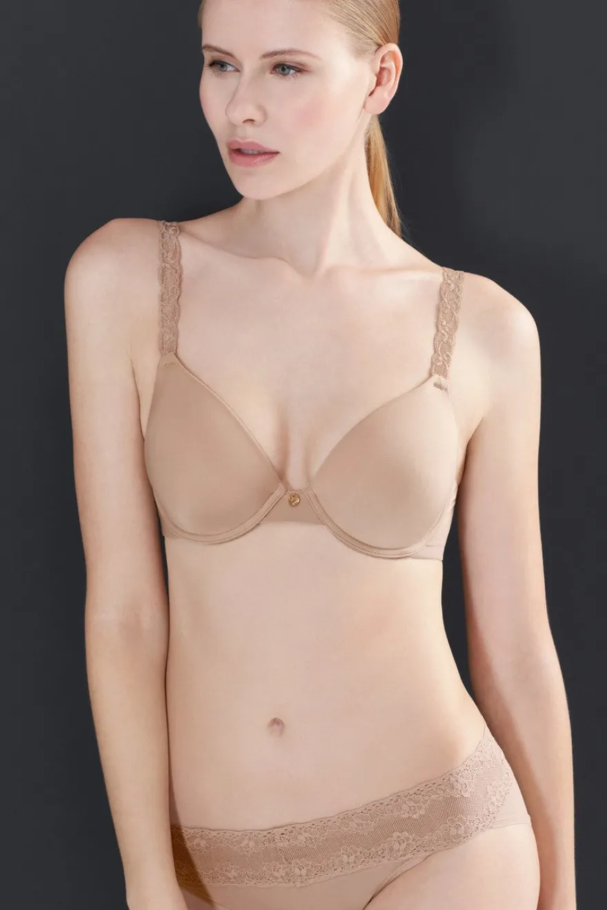 Pure Luxe Custom Coverage Contour Underwire Bra
