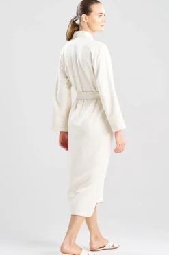 Quilted Geo Knit Jacquard Robe