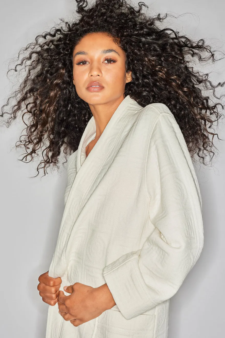Quilted Infinity Jacquard Robe