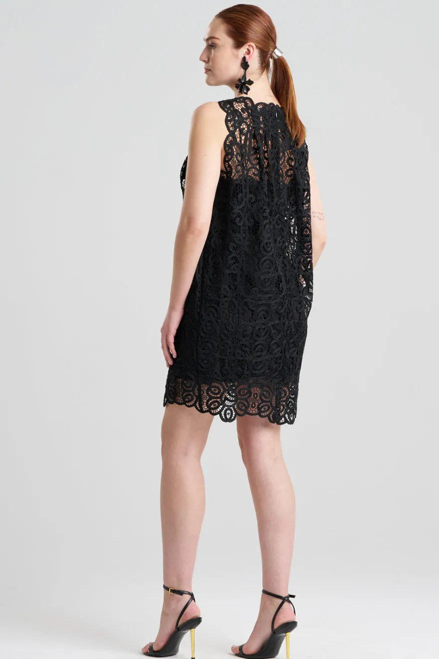 Raffia Lace Shift Dress