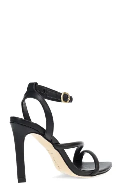 Reiki Nappa Leather Ankle Strap Heel