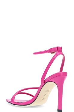 Reiki Nappa Leather Ankle Strap Heel