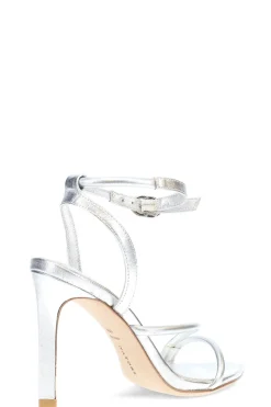 Reiki Nappa Leather Ankle Strap Heel