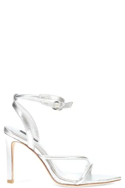 Reiki Nappa Leather Ankle Strap Heel