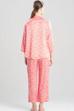 Rhythm Printed Satin Mandarin PJ